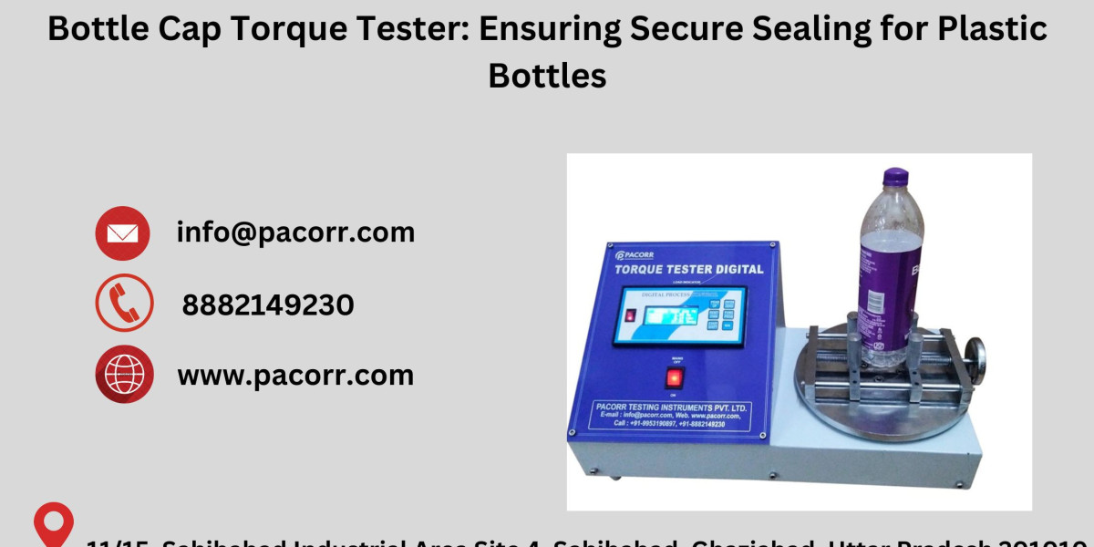 Optimize Packaging Efficiency with the Bottle Cap Torque Tester Available at pacorr.com