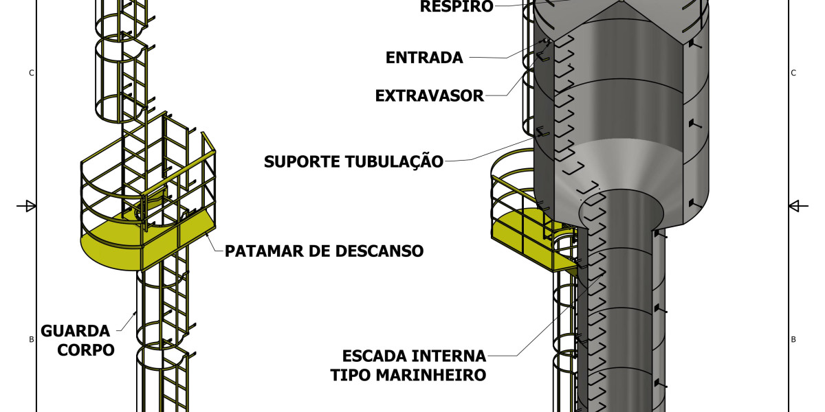 Caldwell FLC Fluted Column Elevated Storage Tank