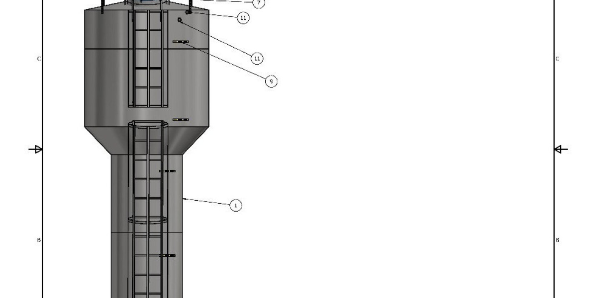 20 000 Litre Vertical Water Storage Tank